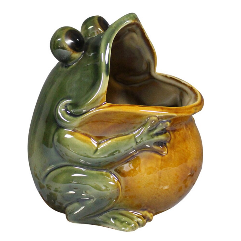 Storage Tank Desktop Storage Jar Ceramic Crafts Auspicious Decoration: Default Title