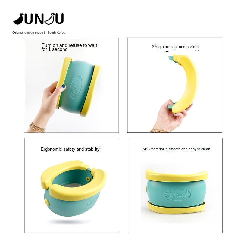 Practical and Portable Imported Banana Toilet for Children Foldable and Deformable Toilet Emergency Bedpan