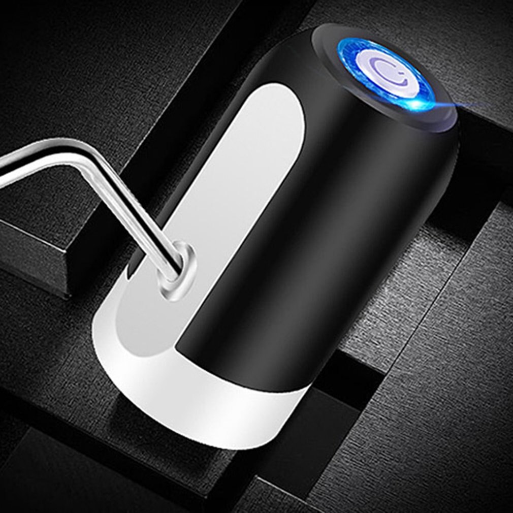 Elektrisk vattendispenser bärbar smart trådlös gallon dricksflaska switch usb uppladdningsbar 2 färger