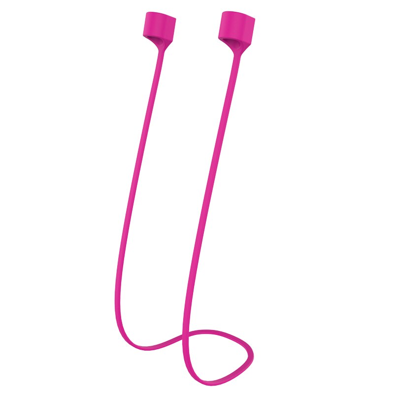Magnetische Kopfhörer Gurt Für Airpods Profi Zubehör Weiche Silikon Anti-Verloren Seil Kopfhörer Schnur Kabel Für Airpods Schnur: Rose verrotten