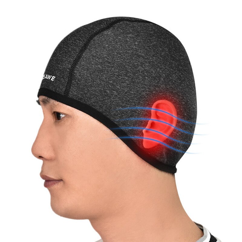 Winter Cycling Cap for Men Waterproof Windproof Sport Skull Caps Warm Thermal Fleece Running Hat MTB Bike Motorcycle Headwear