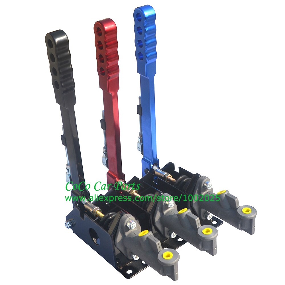 Stainless Steel Rally Hand Brake Universal Hydraulic Handbrake For Drifting Red Blue Black