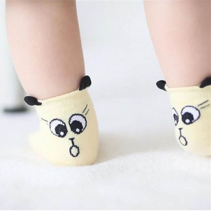 Chaussettes antidérapantes pour enfants de 0 à 2 ans, 4 paires, pour garçons et filles