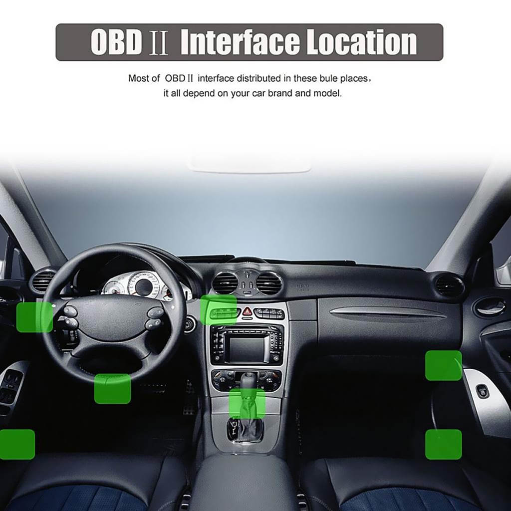 OBD-II OBD2 EOBD Car Diagnostic Extension Cable to Mini USB Cable for HUD5.5y