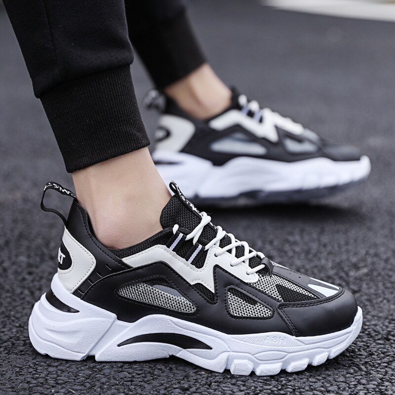 Krasovki heren casual schoenen mesh sneakers ademend licht outdoor schoeisel vrijetijdsschoenen heren sport volwassenen plat vallend