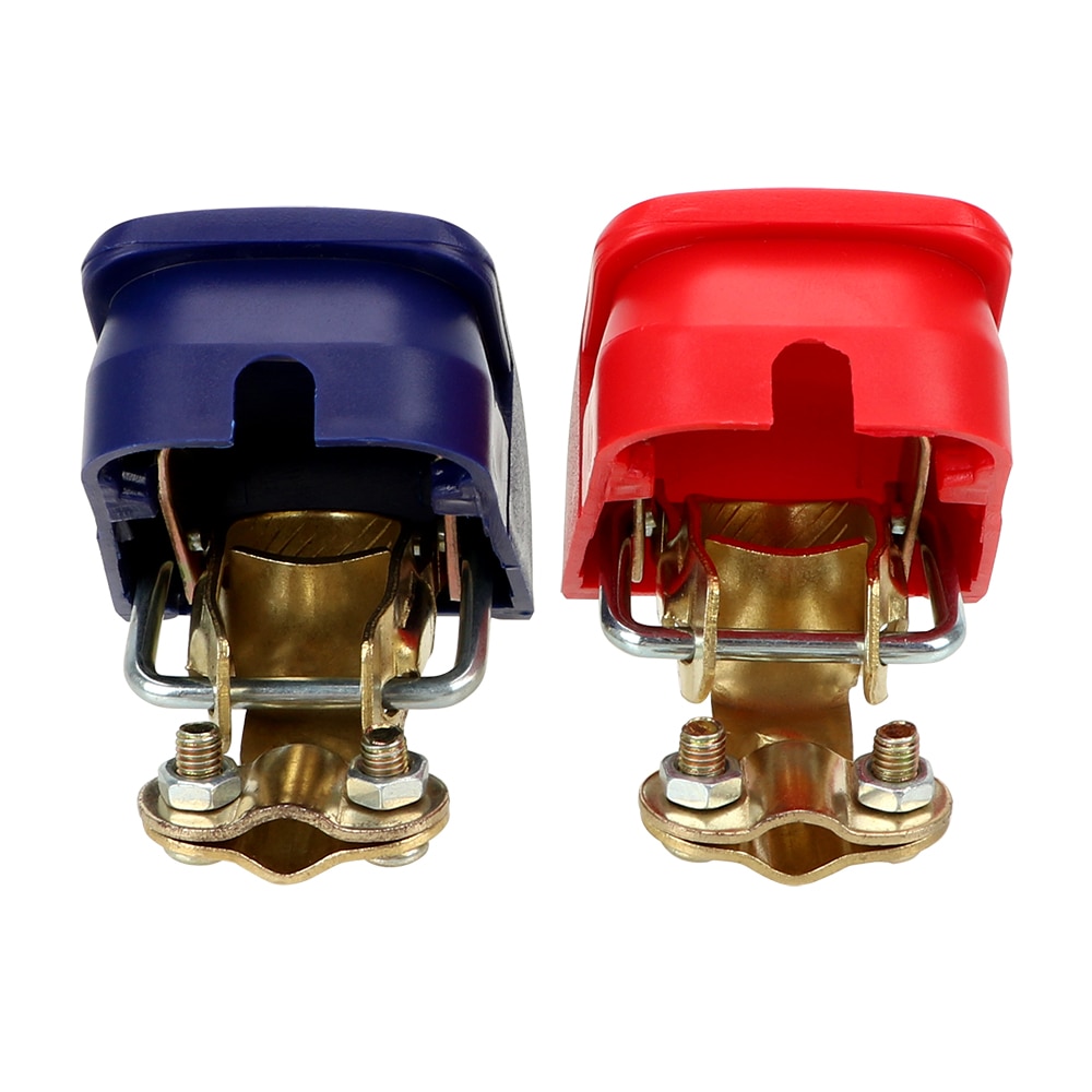 Car Battery Terminals Auto Replacement Parts Connector Clamps Quick Release Lift Off A Pair Positive &amp; Negative Electrode