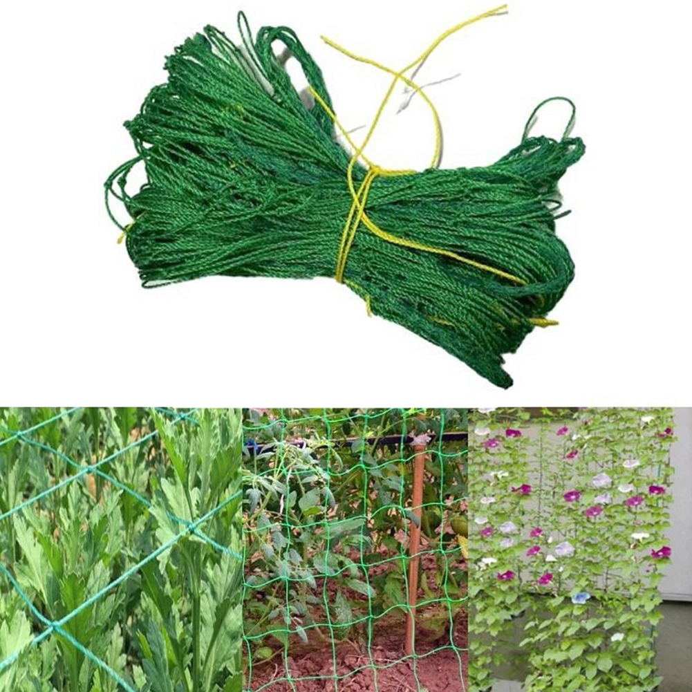 High Garden Climbing Netting Strong Nylon Plant Climbing Frame Mesh Trellis Net for Loofah Morning Glory Flower Cucumber