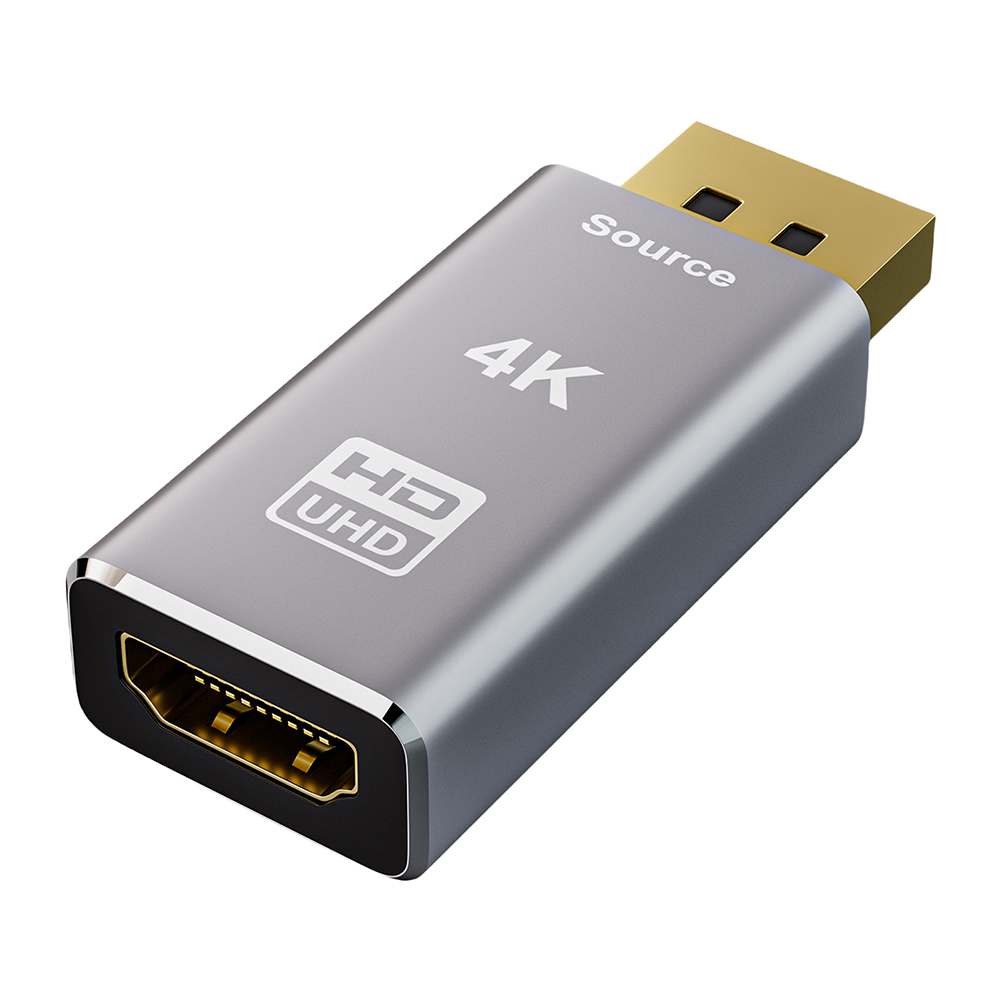 4K Display Port To HDMI-Compatible Connector 30Gbps DP Display Port To HDMI-Compatible Adapter for Lenovo Dell HP