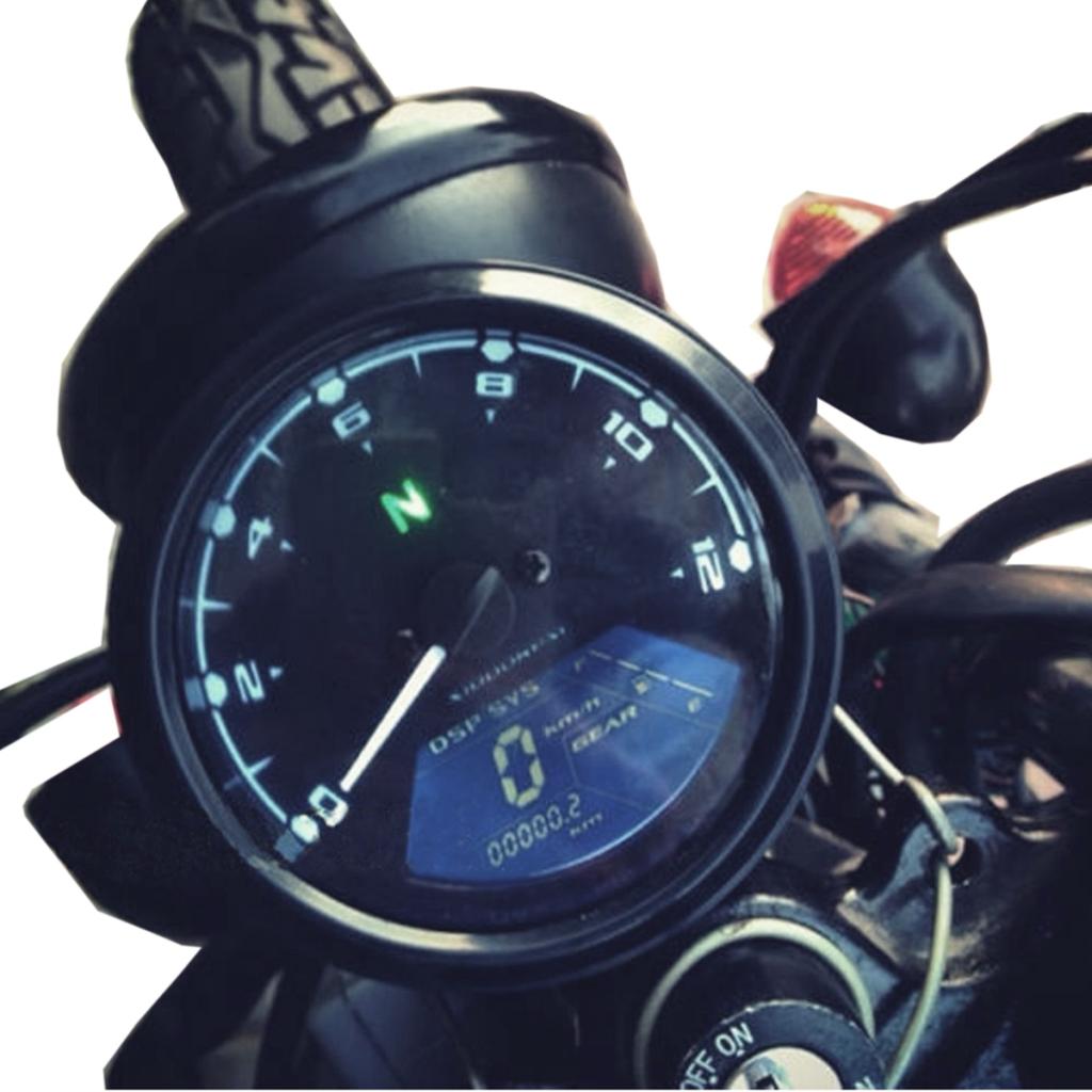 Motorcycle Meter LED Digital Tachometer Odometer Speedometer Oil Meter For 1/2/4 Cylinder Multifunction Motorcycle Accessories