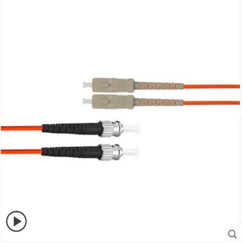 2PCS/LOT SC-ST multimode dual core fiber patch cord 3/5/10/15m fiber optic cable pigtail