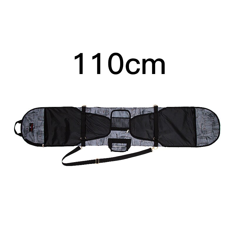 Skitasker speciel skitaske snowboardtaske taske denim dumplings skiboard skridsikkert finerbetræk: Lysegrå