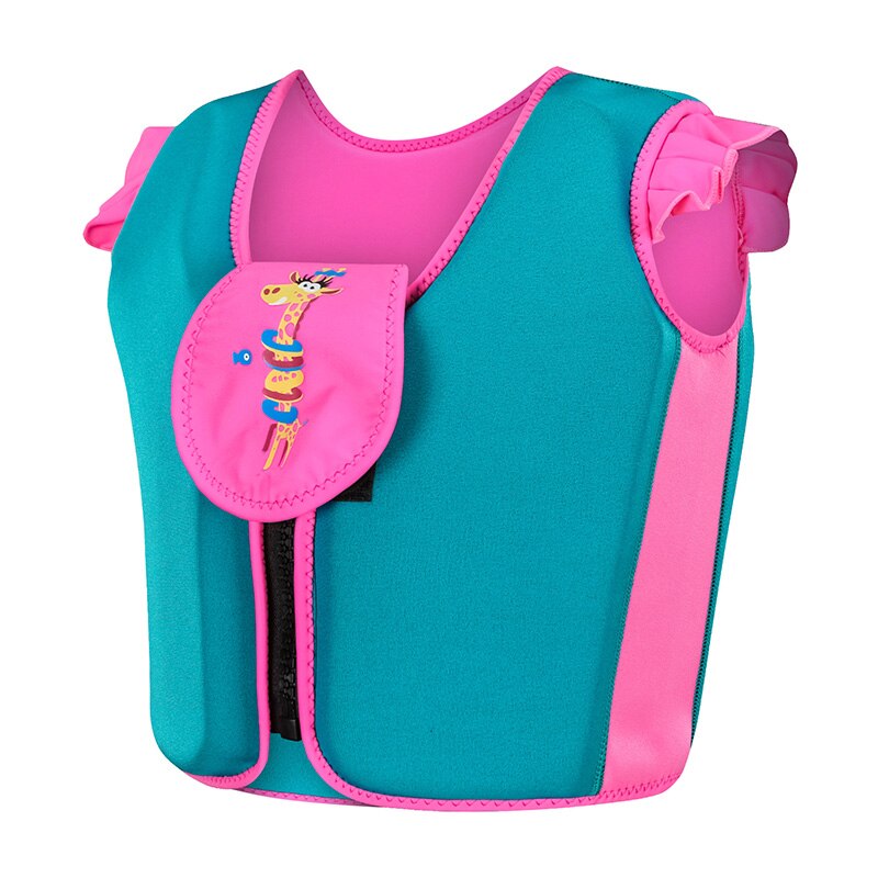 Crianças Colete Salva-vidas Colete Salva-vidas Neoprene para a Natação Rosa Meninas Crianças: 1078 / S