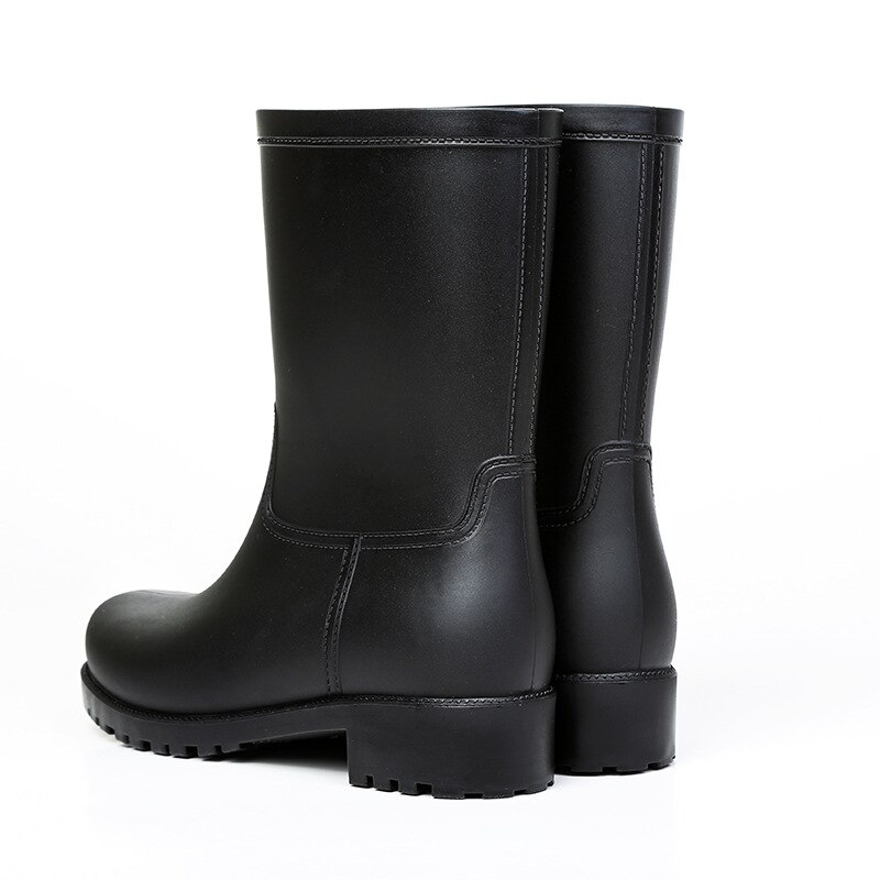 Aleafalling vesikengät naiset vedenpitävät bota mujer saappaat naisten sadesaappaat zapatos naisten sadesaappaat kumiset nelikulmaiset kengät  w006