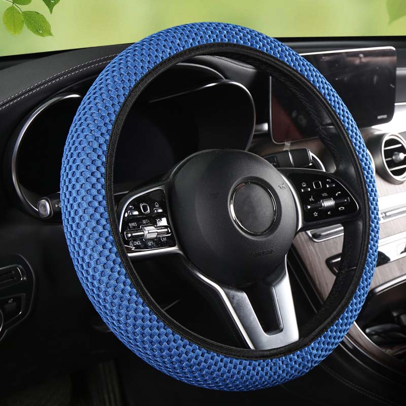 1 Piece of Fabric without Inner Ring, Elastic , Various Colors, Seasonal Use, MEN'S AND WOMEN'S Car Steering Wheel Protect