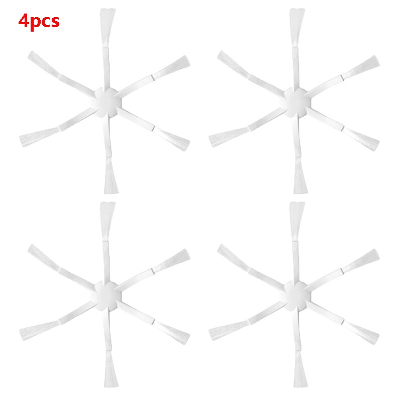 Vervanging Voor Xiaomi Mijia 1C 2C 1T Dreame D9 F9 L10 Pro L10 Plus Z10 Pro Stofzuiger 6-Arms Zijborstel Onderdelen Accessoires: 4pcs