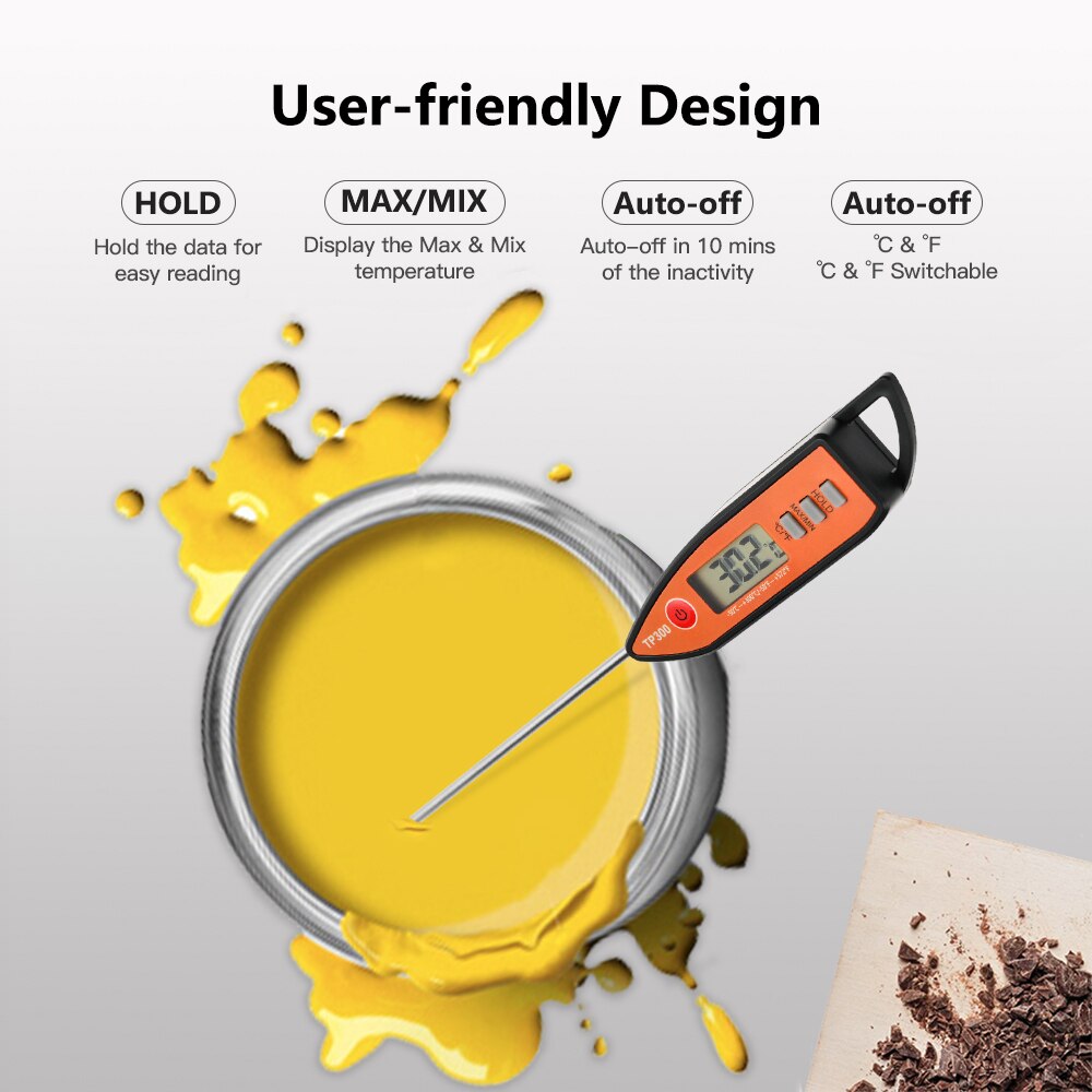 Food Thermometer Digital Kitchen Thermometer For Meat Water Milk Cooking Food Gauge BBQ Electronic Oven Thermometer Kitchen Tool