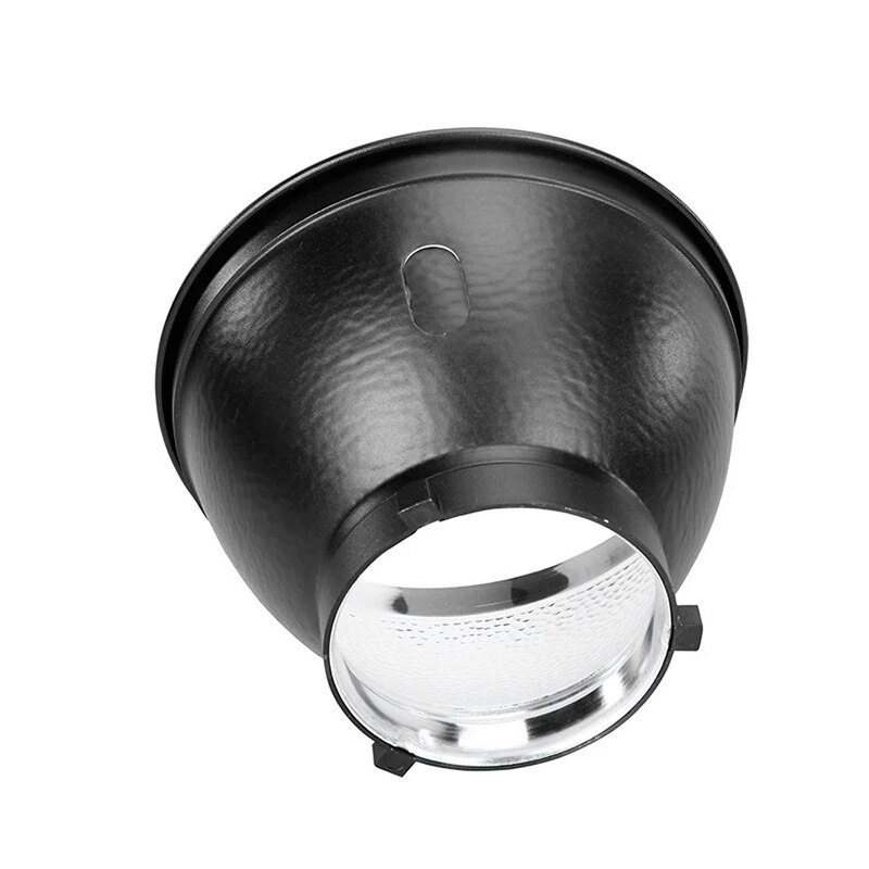NiceFoto 55 Degree Standard Reflector Lamp Shade Dish for Bowens Mount Studio Strobe Flash Light Speedlite