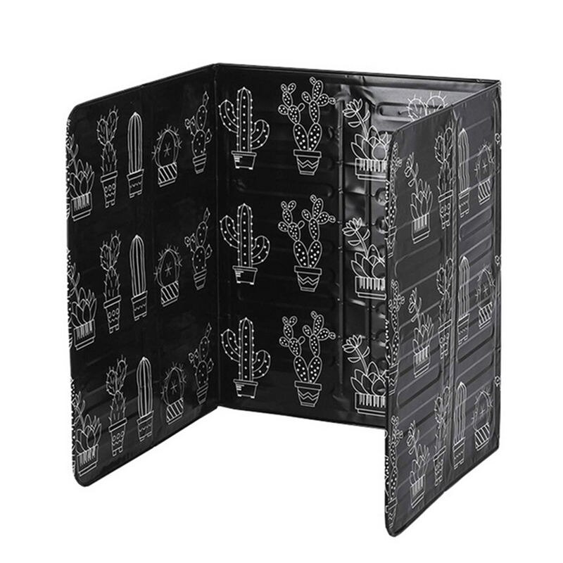 Feuille d'aluminium bloc d'huile barrière d'huile cuisinière Anti-éclaboussures huile déflecteur isolation thermique cuisine ustensiles de protection blanc noir: Default Title