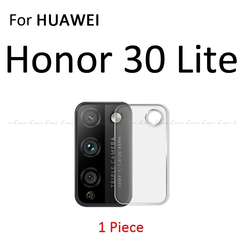 Back Camera Lens Voor HuaWei Honor 30 Pro Plus Lite 30S Beschermfolie Achter Screen Protector Helder Gehard Glas: For Honor 30 Lite