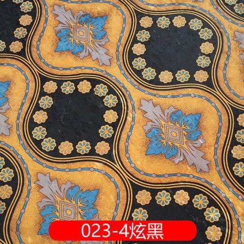 Nappe large pour coussin de canapé, 57 pouces, tissu velours glacé, tissu imprimé européen, flanelle, au mètre: 023-4 Black