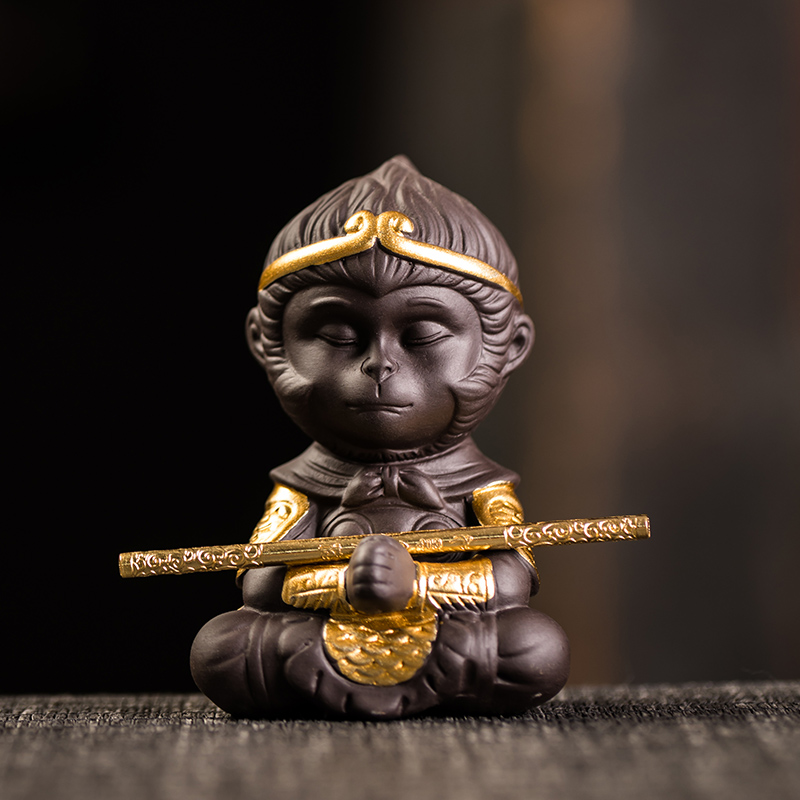 The Monkey King: Quest for the Sutra tea favor Ornaments Supportable Yixing Clay Tea Carve: Small 1