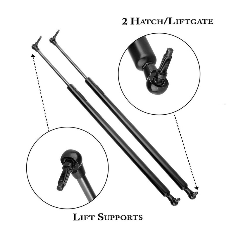 2 Pièces Voiture Hayon Hayon Élévateur Soutient Les Entretoises pour Chrysler Town & Country Caravane 01-07 Numéro D'article: 4894554AG 4894554AB
