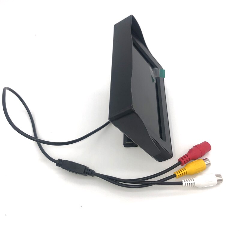 EFHIPS-Monitor plegable para coche, pantalla HD de 4,3 pulgadas TFT LCD, cámara de marcha atrás, sistema de aparcamiento para monitores retrovisores