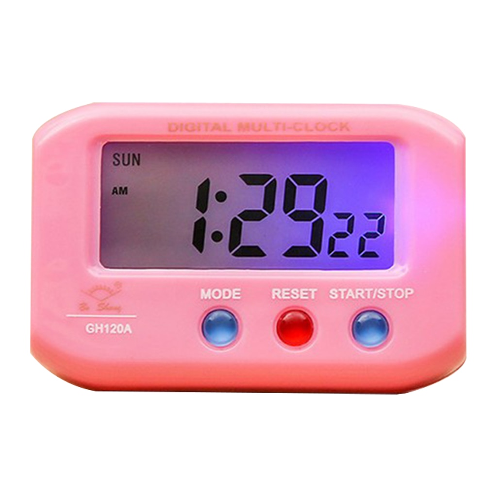 Battery Operated Mini Table Desk Clock Home Car Vehical Office Travel Clock