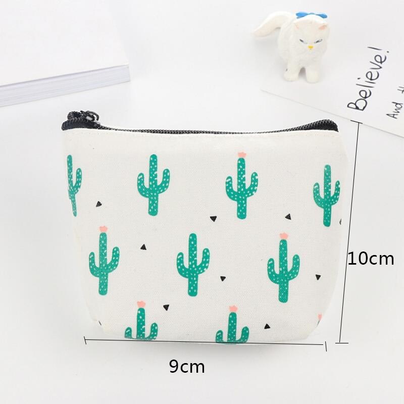 Trousse à crayons Cactus Bts, sac de rangement pour cosmétiques, papeterie, , boîte à crayons, fournitures scolaires: E