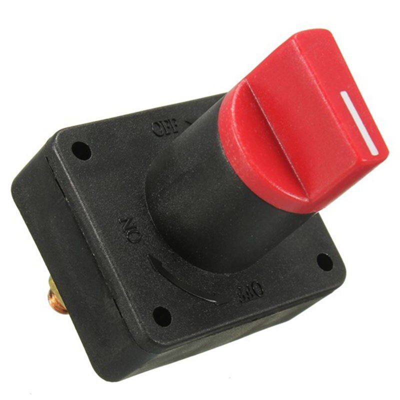 Accuschakelaar, draaischakelaar, stroomonderbreker voor auto, boot, bestelwagen, vrachtwagen, camper, atv, caravan (type  j 1 stuks)