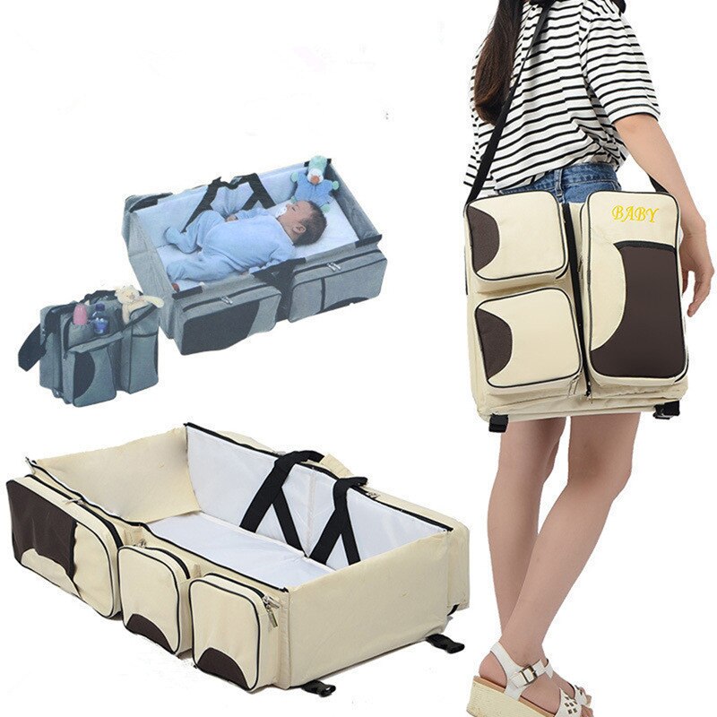 Infant Bed Diaper Bag Portable Shoulder Mommy Bag Multi-functional Mass Hand out chuang zhong chuang Package