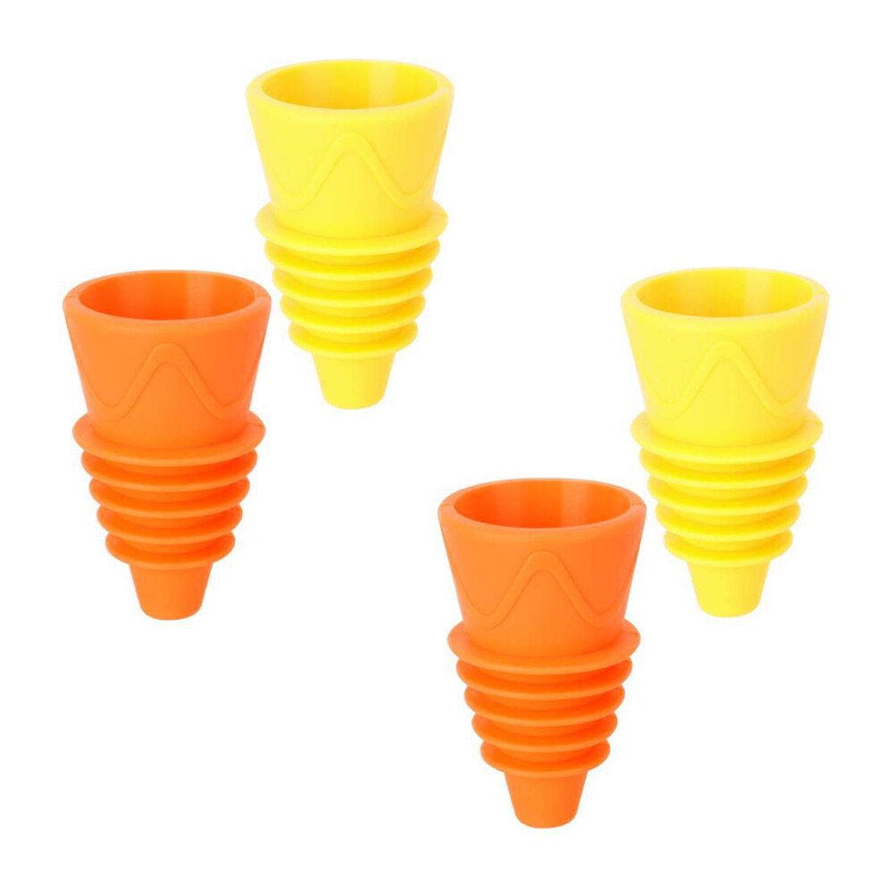 4/6/8Pcs Outdoor Indoor Kithchen Silicone Reusable Fruit Fly Traps Catcher Tool simply add some baits to the bottle trapping: 4pcs