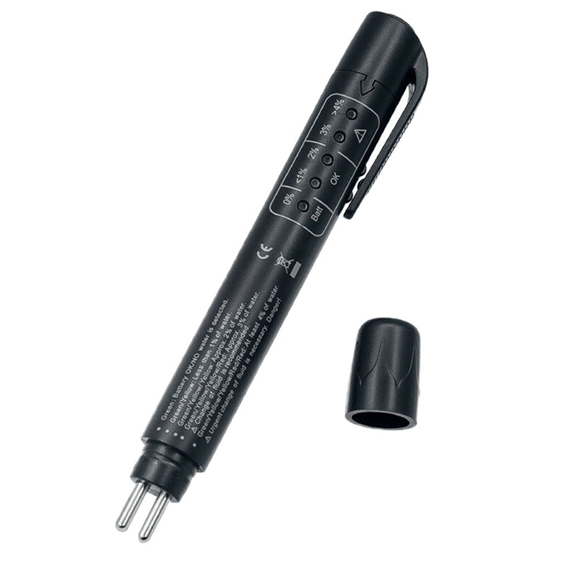 Automotive Brake Fluid Brake Oil Testing Pen Vehicle Brake Fluid Tester Oil Test Display Testing Tools With Liquid LED: Default Title
