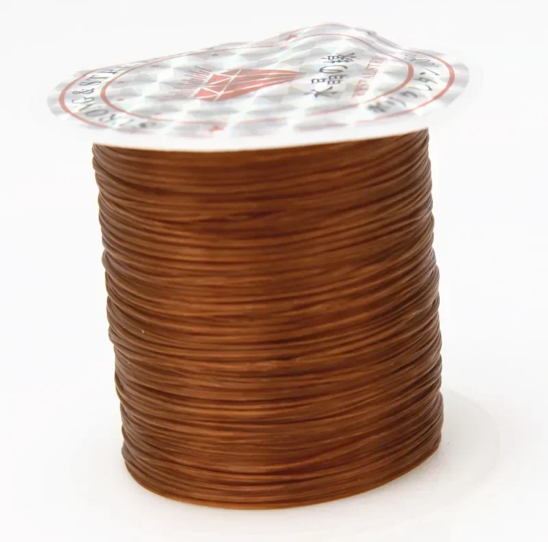 100M/Roll Strong Elastic Crystal Beading Cord 1mm for Bracelets Stretch Thread String Necklace DIY Jewelry Making Cords Line: army green