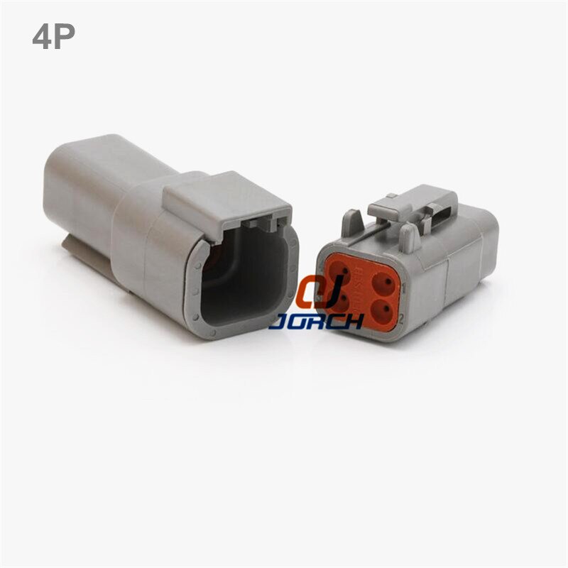 1 set Deutsch DTM06/DTM04 2/3/4/6/8P Motor Versnellingsbak waterdichte elektrische connector voor auto bus motor truck: 4Pin