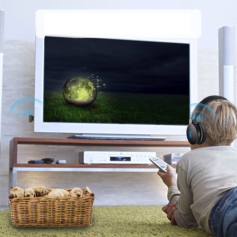 Bluetooth 5.0 Transmitter Wireless Aircraft Transmitter Bluetooth Audio Adapter for Airlines Entertainment System