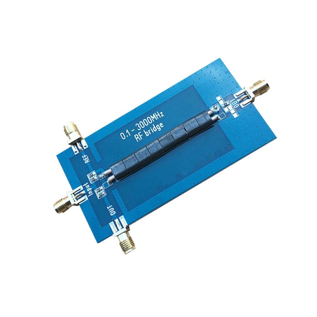 Analizador de antena RF SWR, puente de reflexión, 0,1-3000 MHZ, VHF UHF VSWR, módulo electrónico de antena de pérdida de retorno