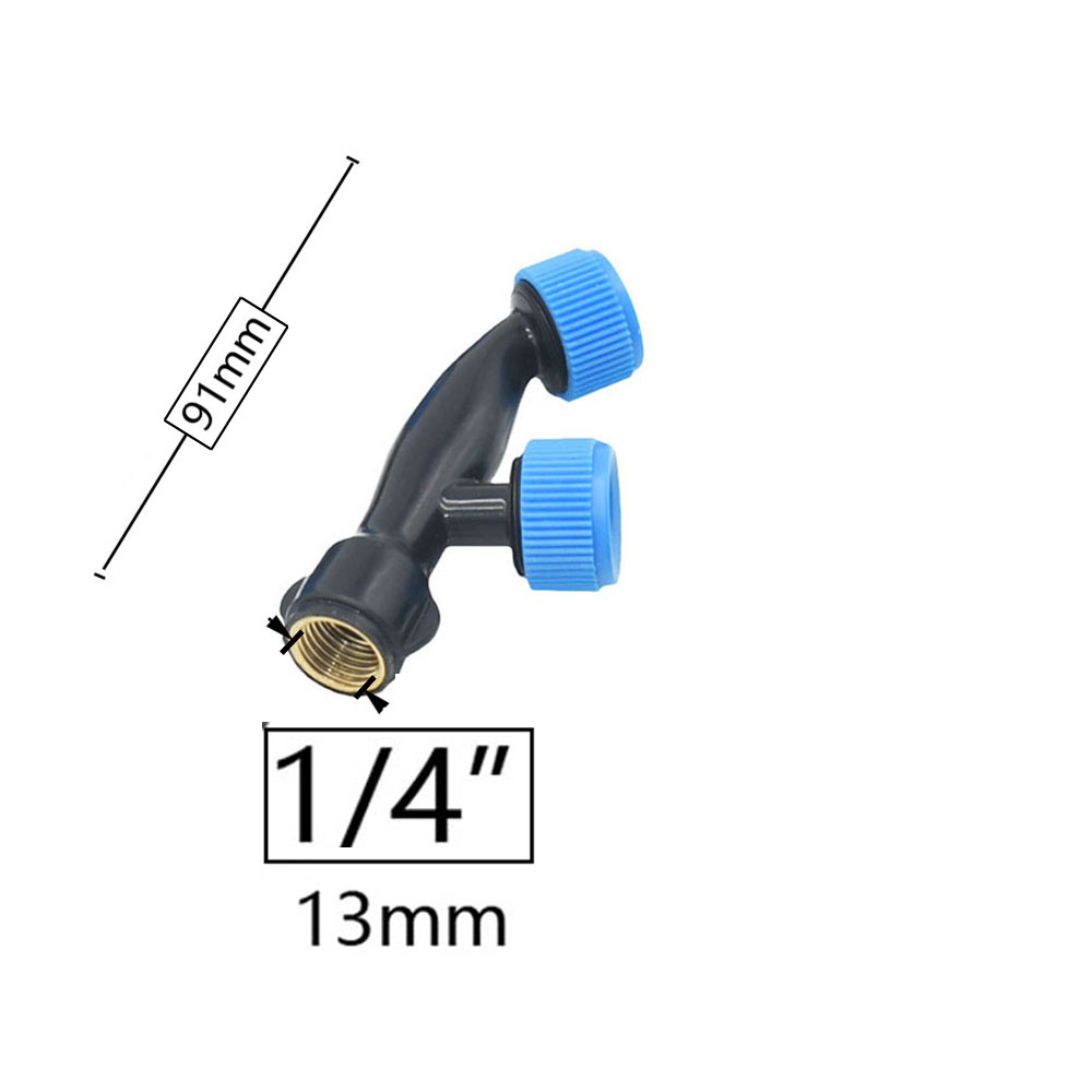 Agricultural Copper Atomizing Sprayer Nozzle Single/Double/Three Nozzle Head Garden Lawn Irrigation Pesticide Spraying Sprinkler: light green