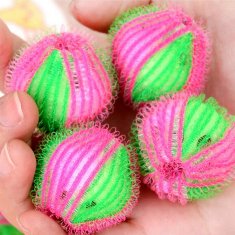 Boule à linge magique 6 pièces/lot | Pour vêtements, soins pour cheveux, nettoyage personnel, Machine à laver