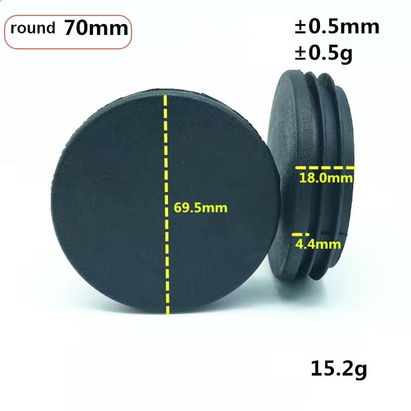 PE round tube stopper tube leveler pipe leveler: 17