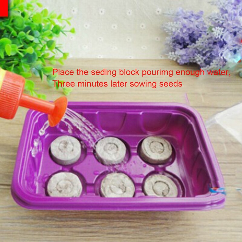 1/5/10pcs Nursery Soil Block Garden Flowers Planting The Soil Block Plant Seedlings Peat Cultivate Block Seed Migration Tools