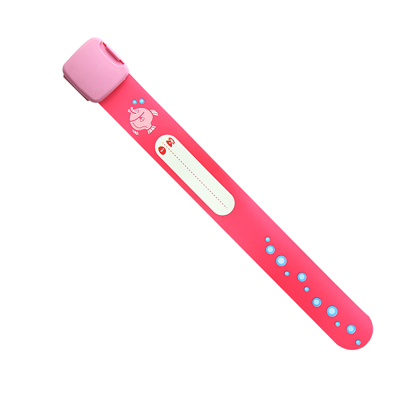 QiQiWu Kids ID Veiligheid Polsband Armband Kind Baby Herbruikbare Verstelbare Armband polsbandjes Waterdicht PU Kid Kinderen Pols Band: Pink - Fish
