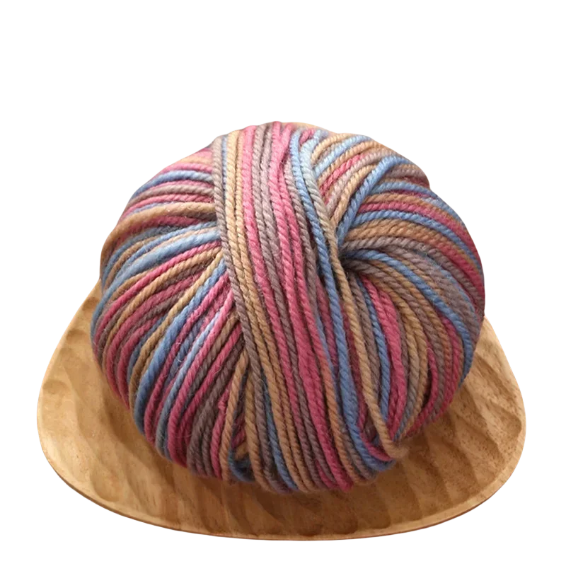 50g Sectional Dyed Colorful Wool Yarn for Knitting Sweaters Gloves Scarves Yarn To Make Hand-Knitted Crochet Thread Yarn: Beige