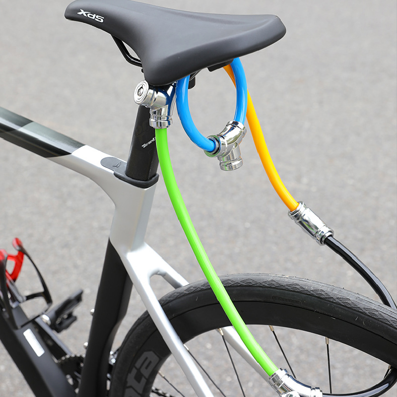 Mountain Bike Locks Portable Key Ring Lock Anti-theft Electric Car Accessories Children Skateboard Waterproof Bold Key Locks