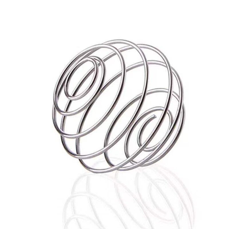 1pc Milkshake protéine Shaker boule fil mélangeur mélangeur fouet acier inoxydable ressort boules mélangeur boule cuisine accessoires directe