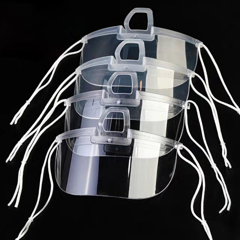 Tegen Druppels Masker Gezondheidszorg Gereedschap Transparant Anti Fog Catering Voedsel Hotel Plastic Keuken Restaurant Anti-Speeksel Masker
