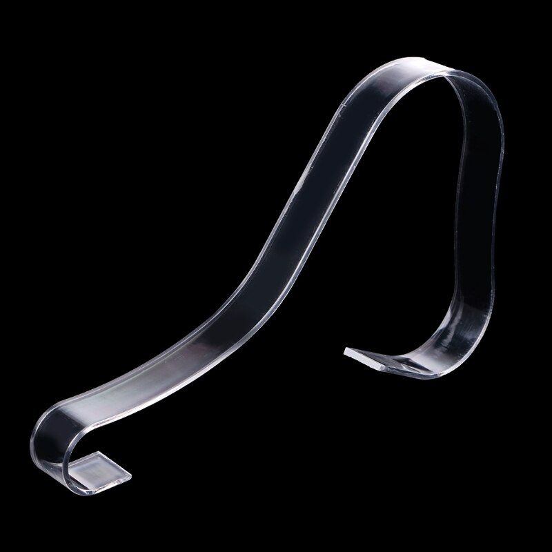 Clear Acrylic Shoes Display Rack Stand Shoes Store Holder Plastic Hanging Hook Q1FE