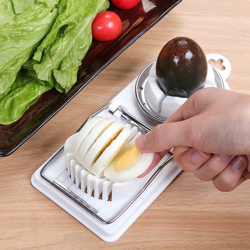 Køkkenredskaber gadgets æggeskærer eiersnijder æggeskærer rustfrit stål cortador de huevos køkken gadget kitchenaid