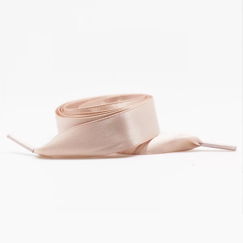 1 Paar 2cm Breite Satin Schnürsenkel flache Seide Band Schnürsenkel Stiefel Turnschuhe Schnürsenkel 19 Farben Länge 80cm 100cm 120cm S-1: Brown / 120cm