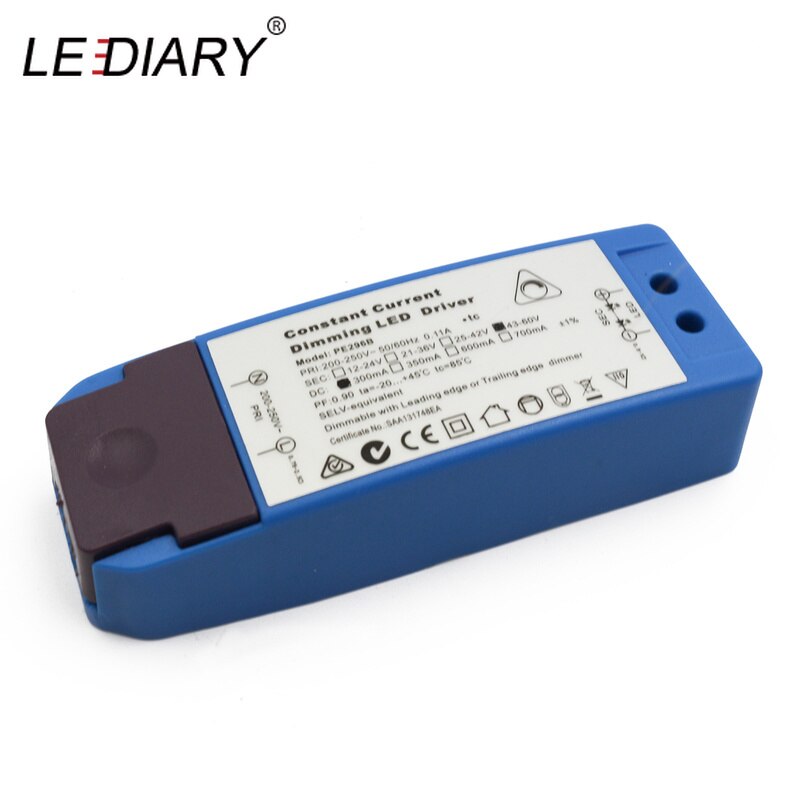 LEDIARY 5W 10W 15W Triac Constante Stroom Dimmen CE LED Driver 220V 300mA Dimbare Met Toonaangevende rand Of Trailing Edge Dimmer